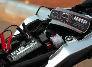 batterie d’une moto 125