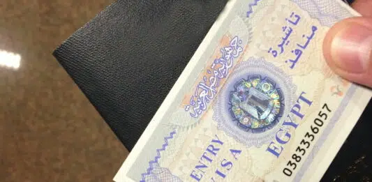 visa pour l'Égypte