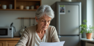 Retraite : mes enfants ne sont pas pris en compte ? Comprendre et agir Femme âgée examinant des papiers de retraite à la maison