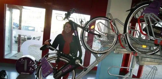 Une nouveauté : le service de gardiennage pour vélo