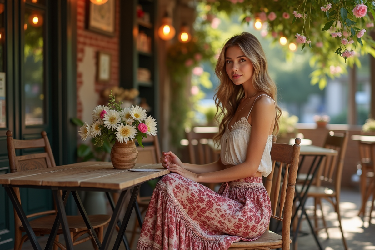 jupe romantique