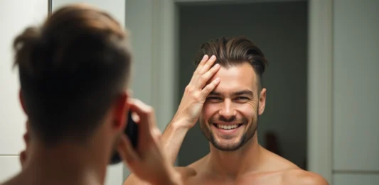 Comment soigner les cheveux longs homme rasé côtés ?