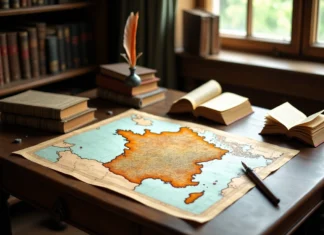 Explorer les contours historiques avec une carte vierge de la France