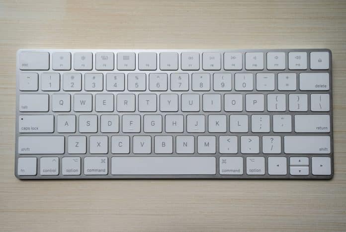 silver and white computer keyboard
