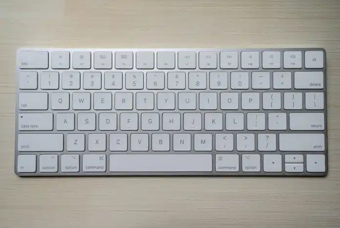 silver and white computer keyboard